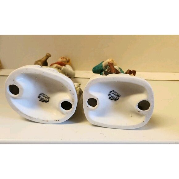 Vintage Giftcraft Figurines Old Country WoodsMan and Woman Gardening VGC - Picture 6 of 7